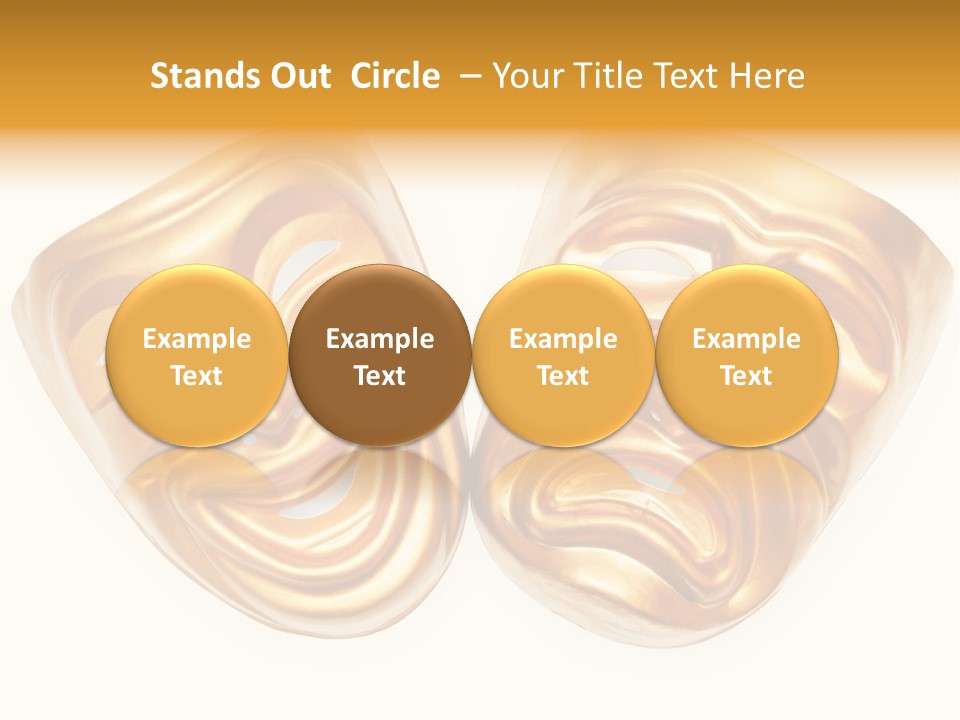 Comedy Smile Folded PowerPoint Template