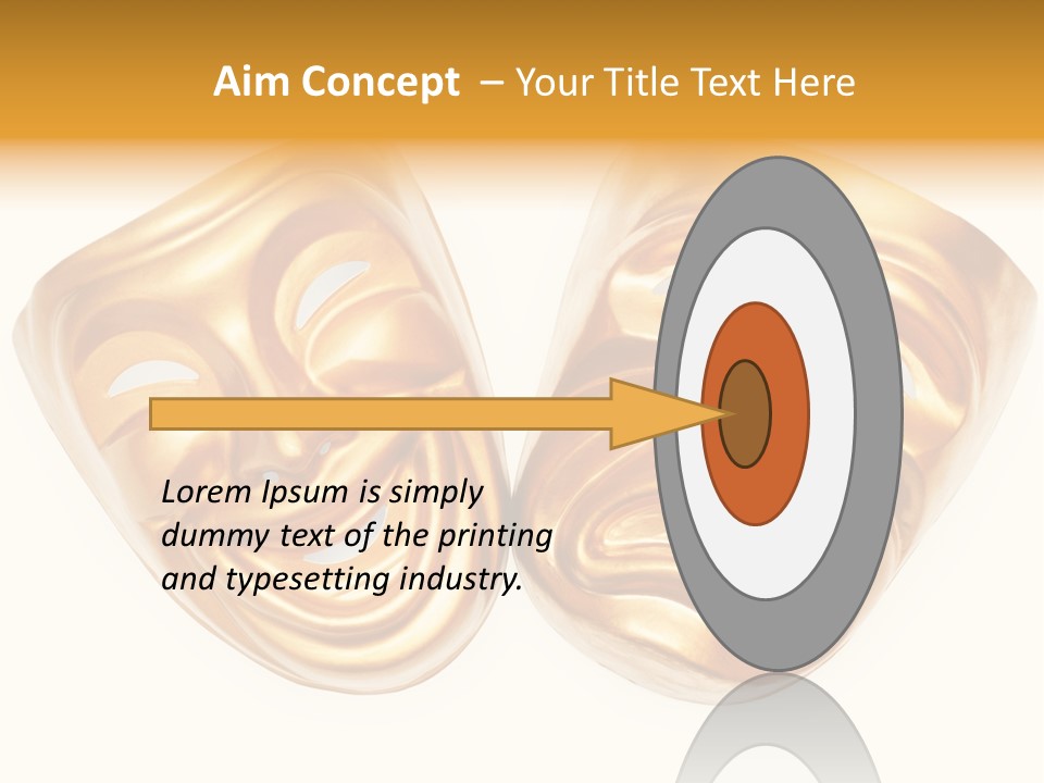 Comedy Smile Folded PowerPoint Template