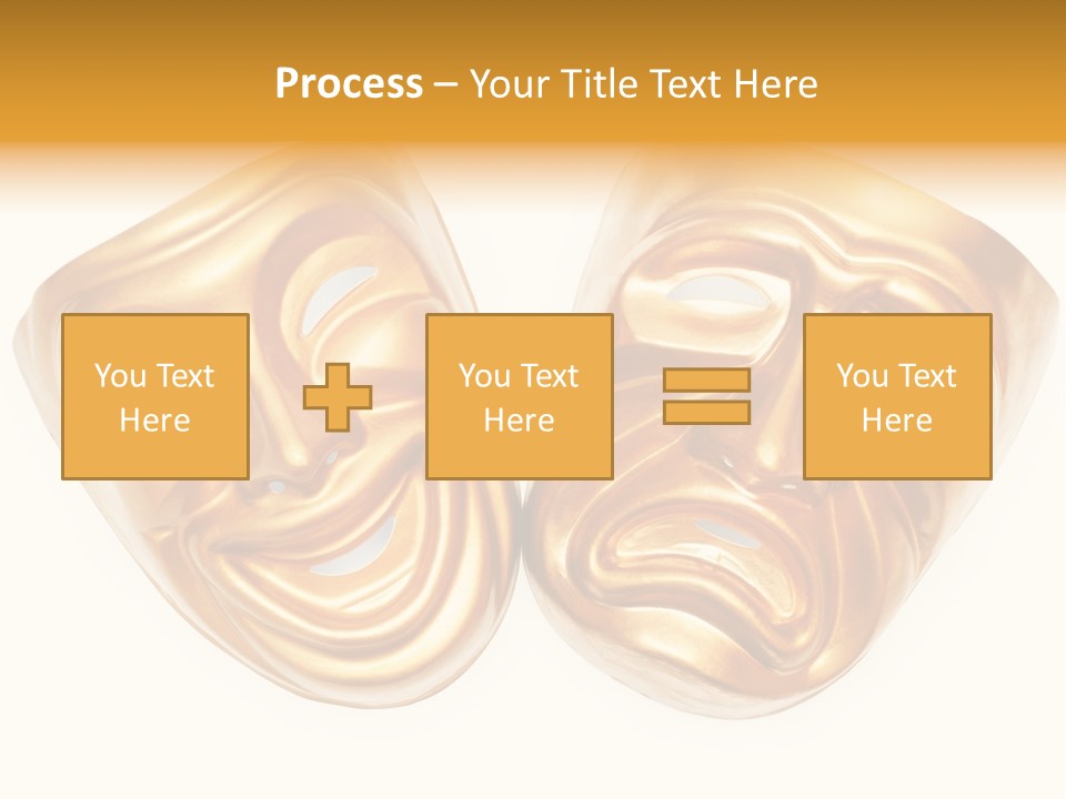 Comedy Smile Folded PowerPoint Template