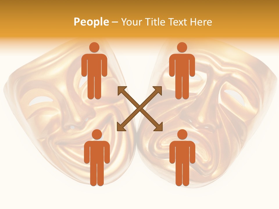 Comedy Smile Folded PowerPoint Template