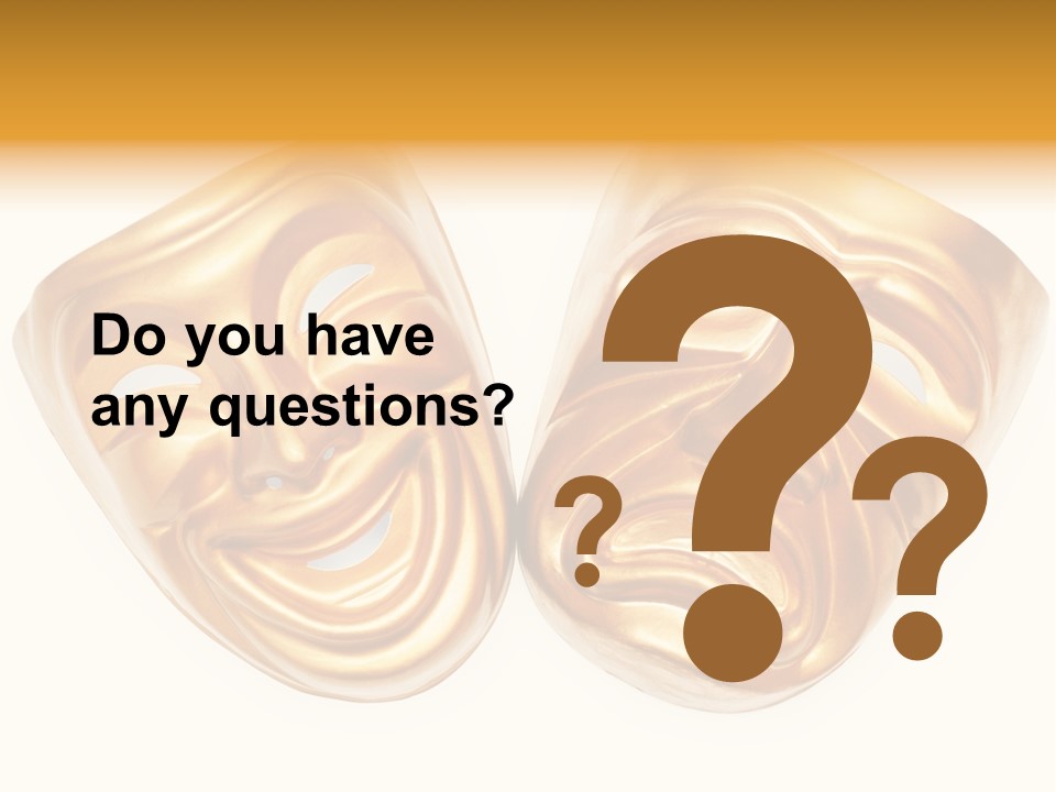 Comedy Smile Folded PowerPoint Template