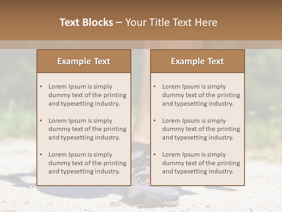 Jog Vacations Concept PowerPoint Template