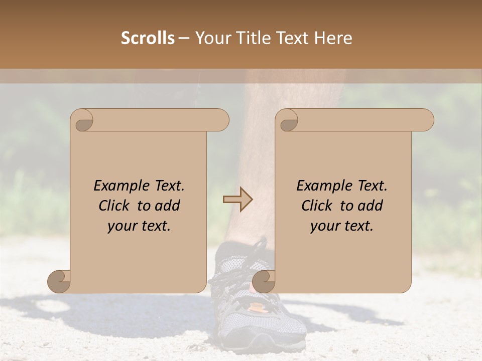 Jog Vacations Concept PowerPoint Template