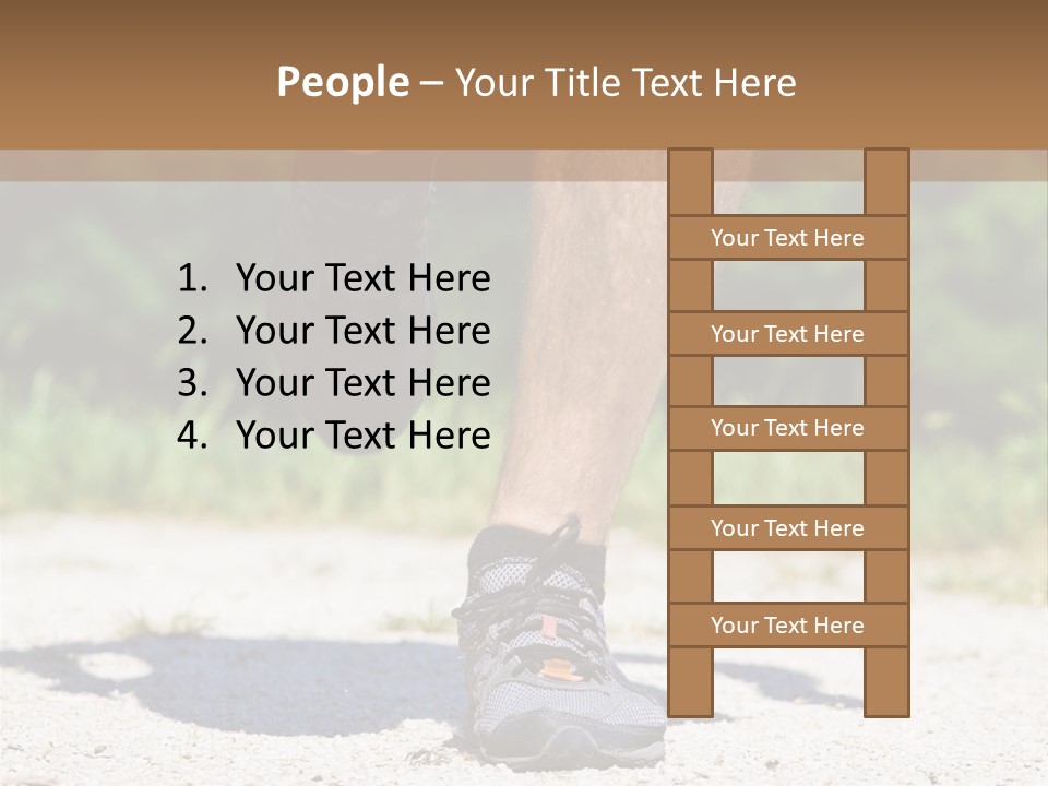 Jog Vacations Concept PowerPoint Template
