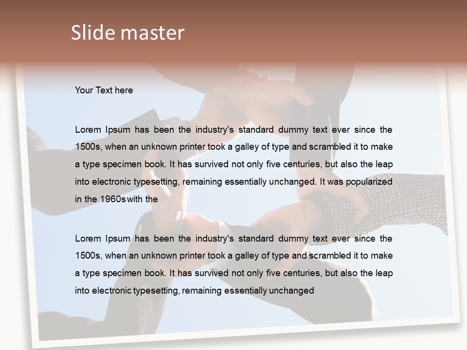 Human Mature Union PowerPoint Template