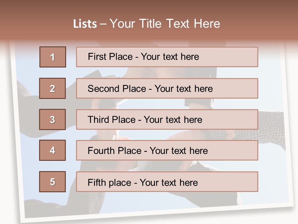 Human Mature Union PowerPoint Template