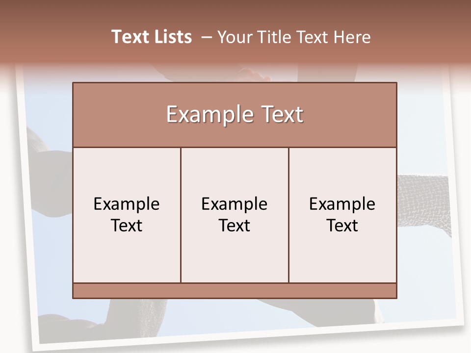 Human Mature Union PowerPoint Template