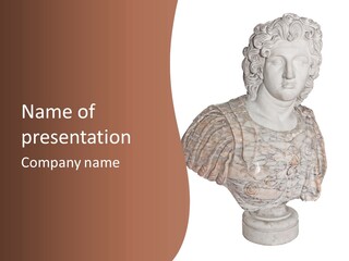 Face White Historic PowerPoint Template