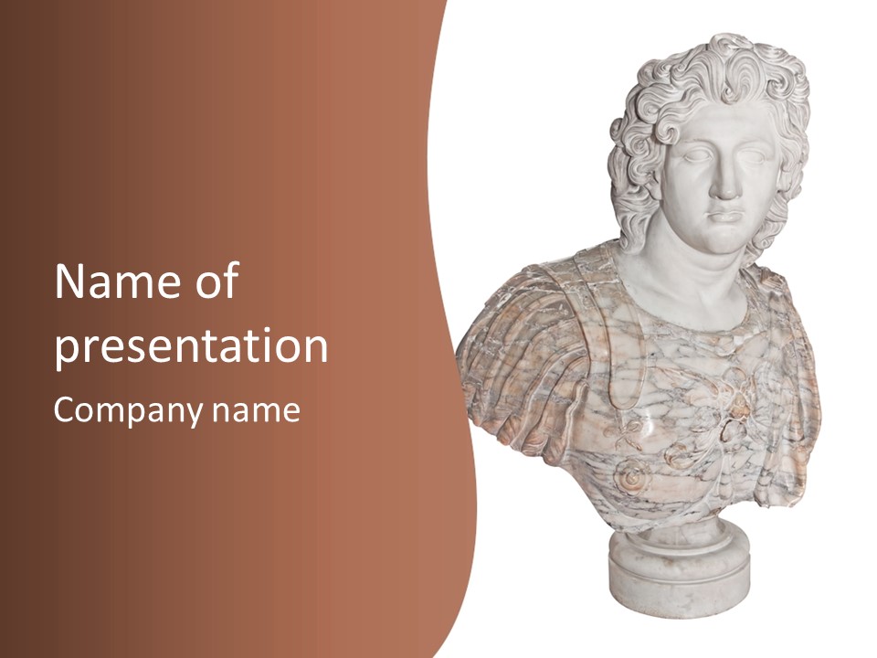 Face White Historic PowerPoint Template