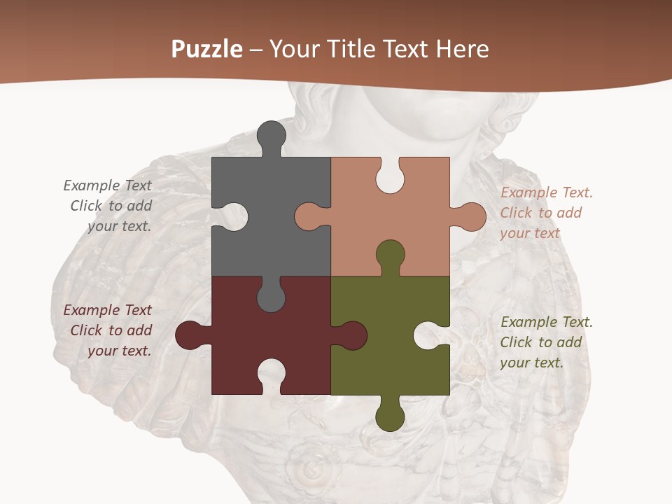 Face White Historic PowerPoint Template