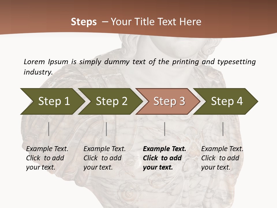 Face White Historic PowerPoint Template