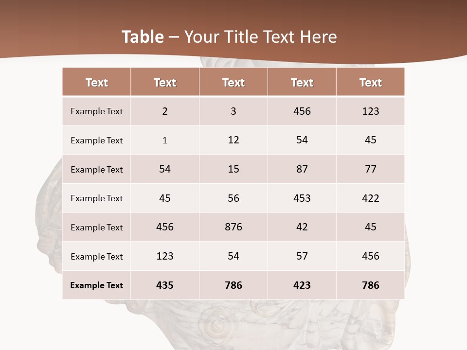 Face White Historic PowerPoint Template