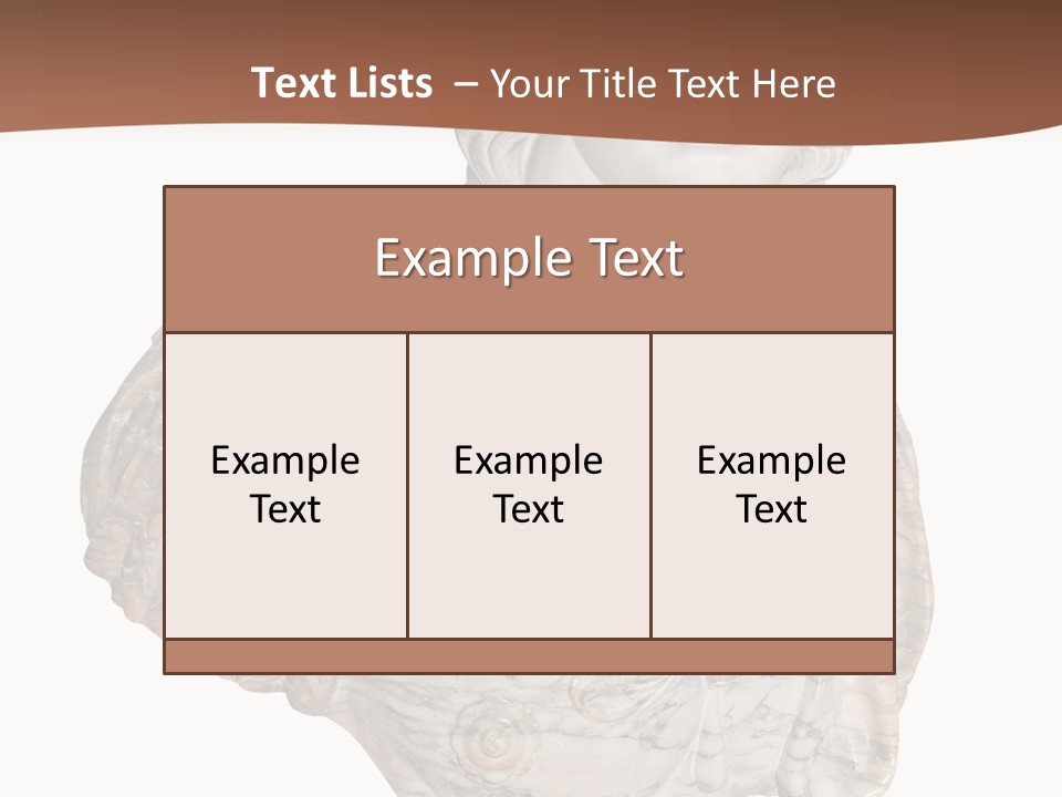 Face White Historic PowerPoint Template