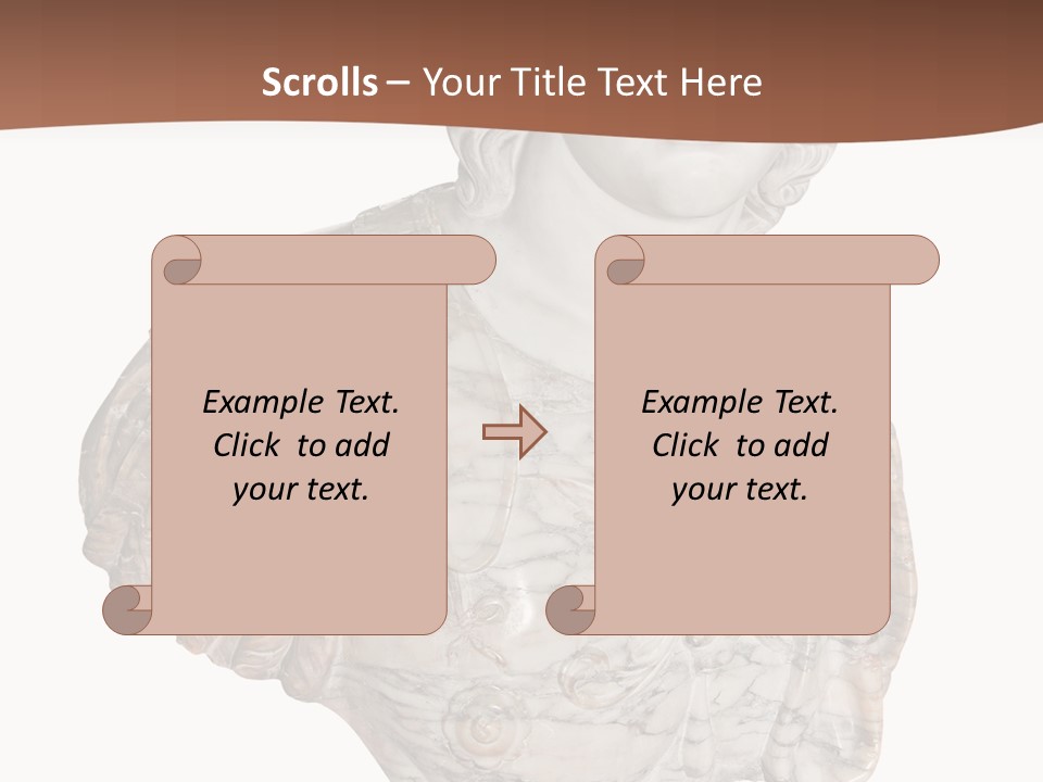 Face White Historic PowerPoint Template