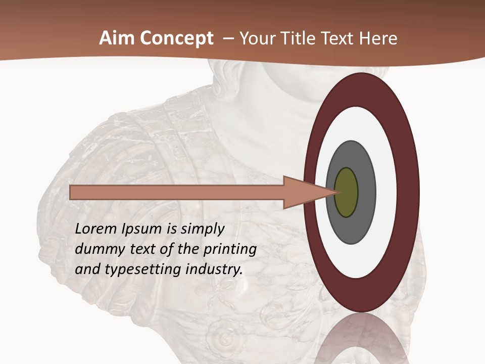 Face White Historic PowerPoint Template