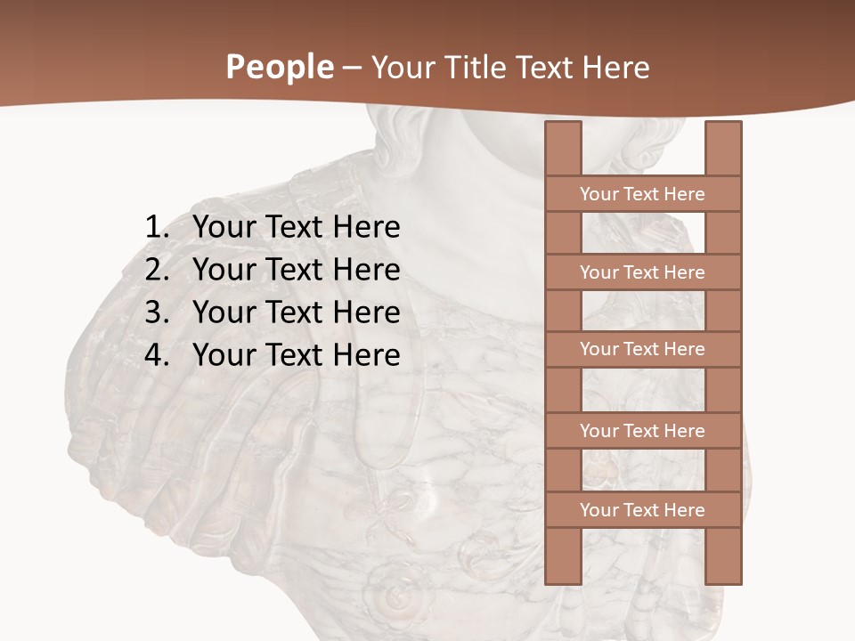Face White Historic PowerPoint Template
