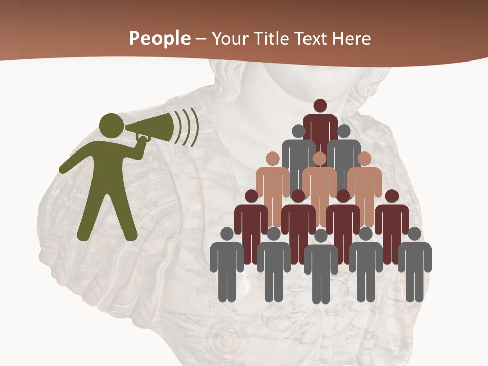 Face White Historic PowerPoint Template