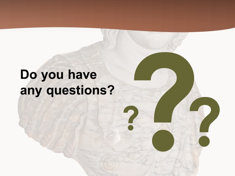 Face White Historic PowerPoint Template