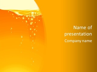 Freshness Surge Bubble PowerPoint Template