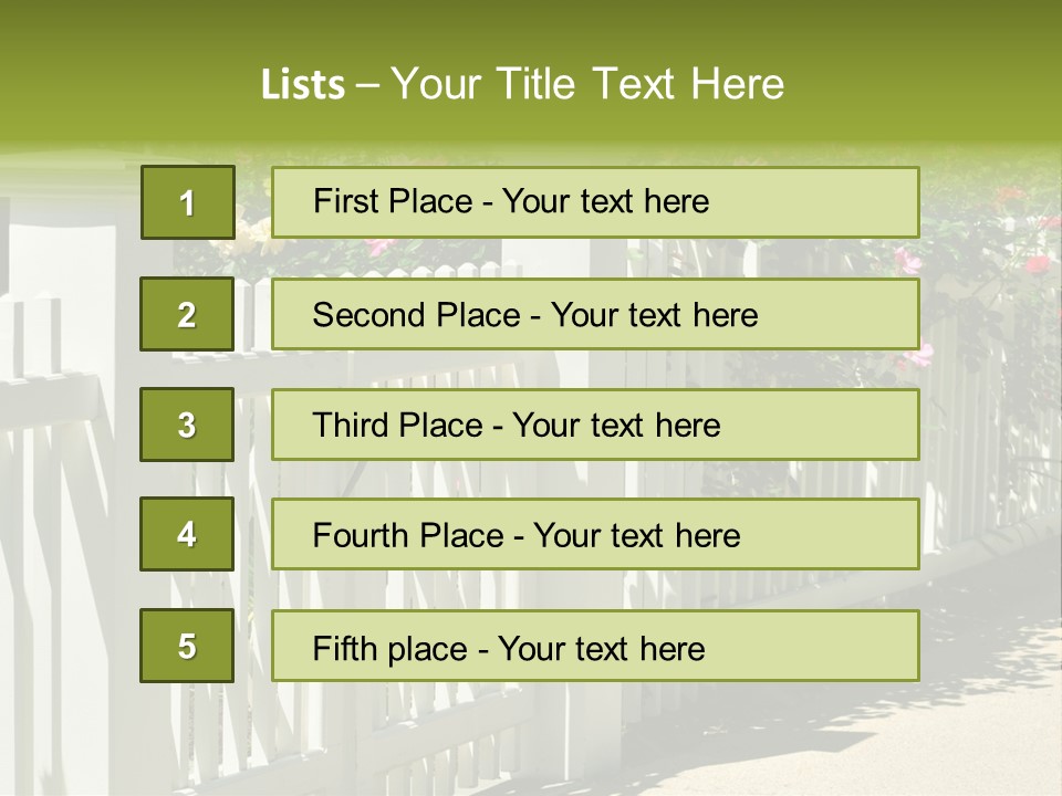 Sunny Bloom Horizontal PowerPoint Template