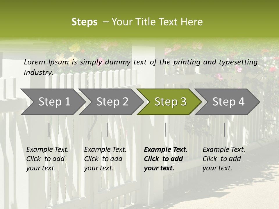 Sunny Bloom Horizontal PowerPoint Template