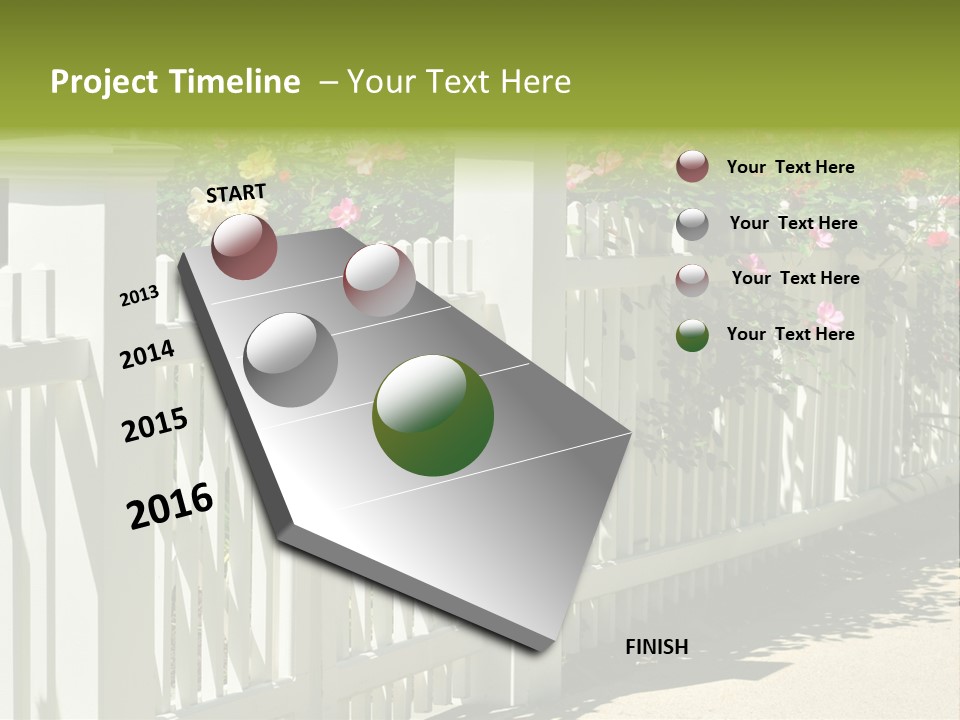 Sunny Bloom Horizontal PowerPoint Template