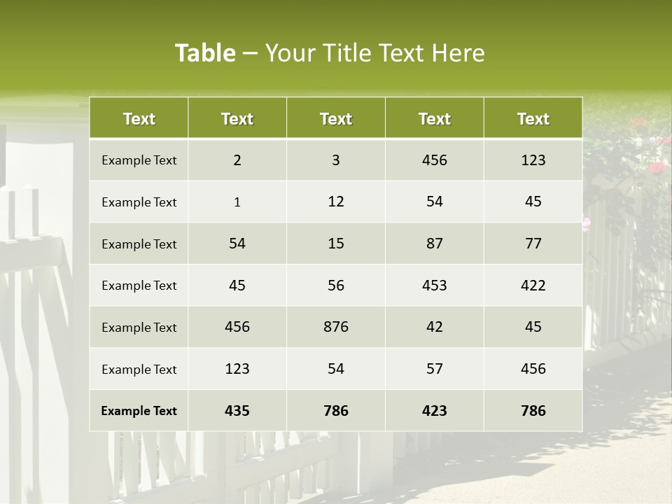 Sunny Bloom Horizontal PowerPoint Template