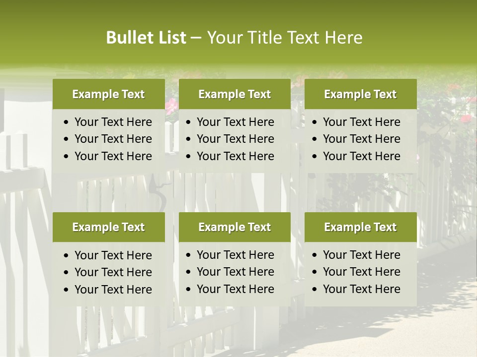 Sunny Bloom Horizontal PowerPoint Template