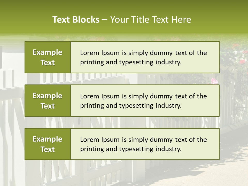 Sunny Bloom Horizontal PowerPoint Template