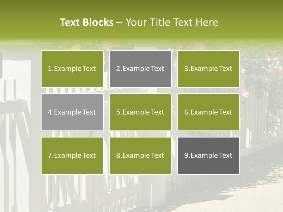 Sunny Bloom Horizontal PowerPoint Template