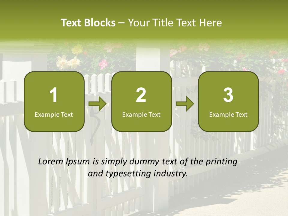 Sunny Bloom Horizontal PowerPoint Template