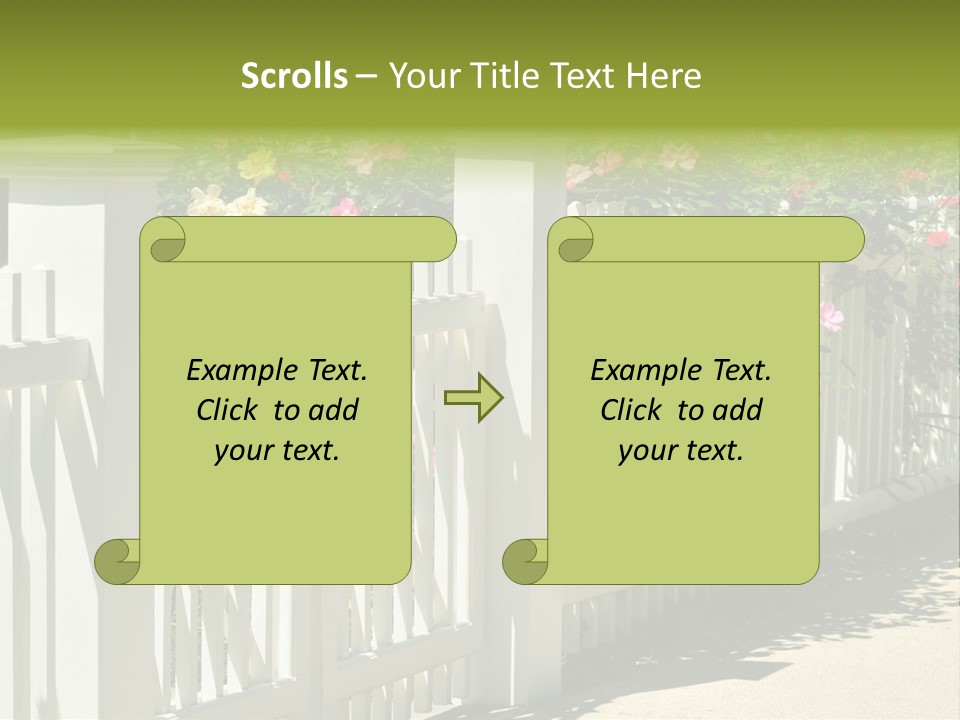 Sunny Bloom Horizontal PowerPoint Template