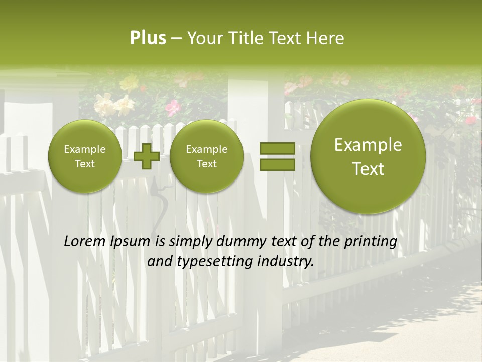 Sunny Bloom Horizontal PowerPoint Template