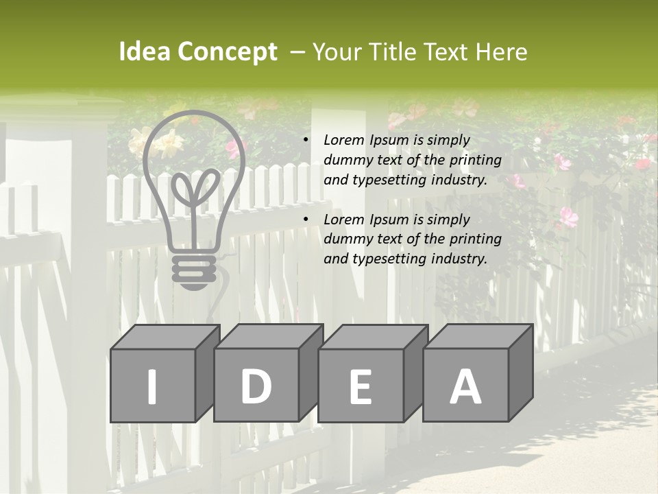 Sunny Bloom Horizontal PowerPoint Template