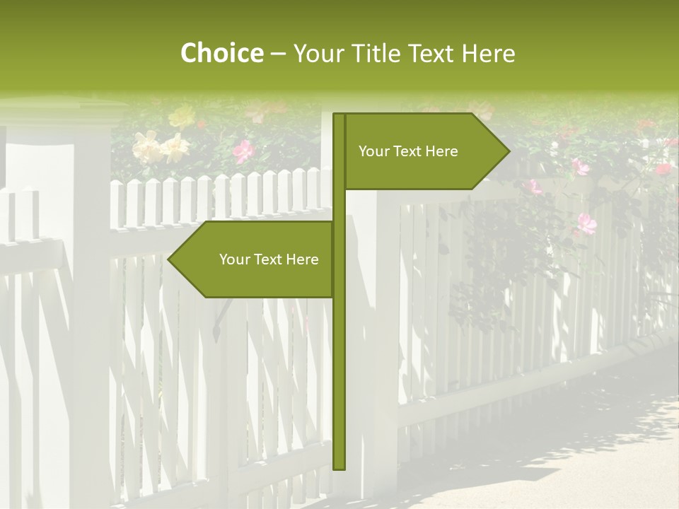 Sunny Bloom Horizontal PowerPoint Template