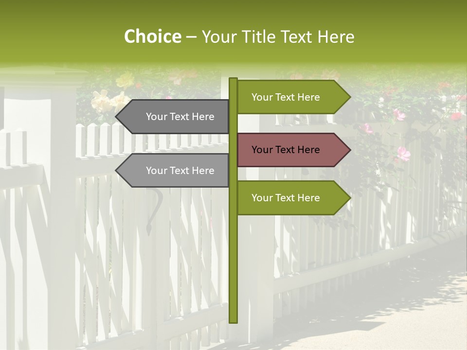 Sunny Bloom Horizontal PowerPoint Template