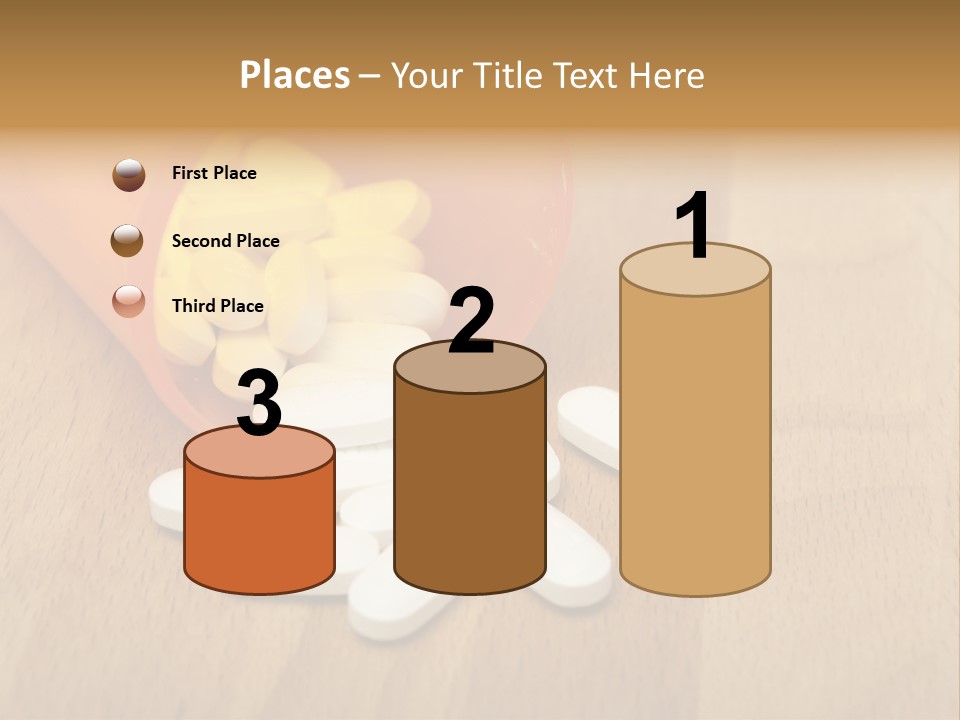 Pharmacy Health Orange PowerPoint Template