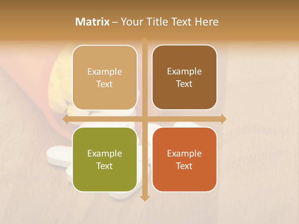 Pharmacy Health Orange PowerPoint Template