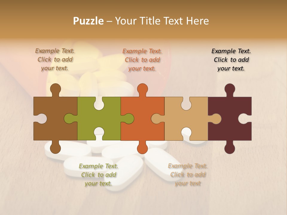 Pharmacy Health Orange PowerPoint Template