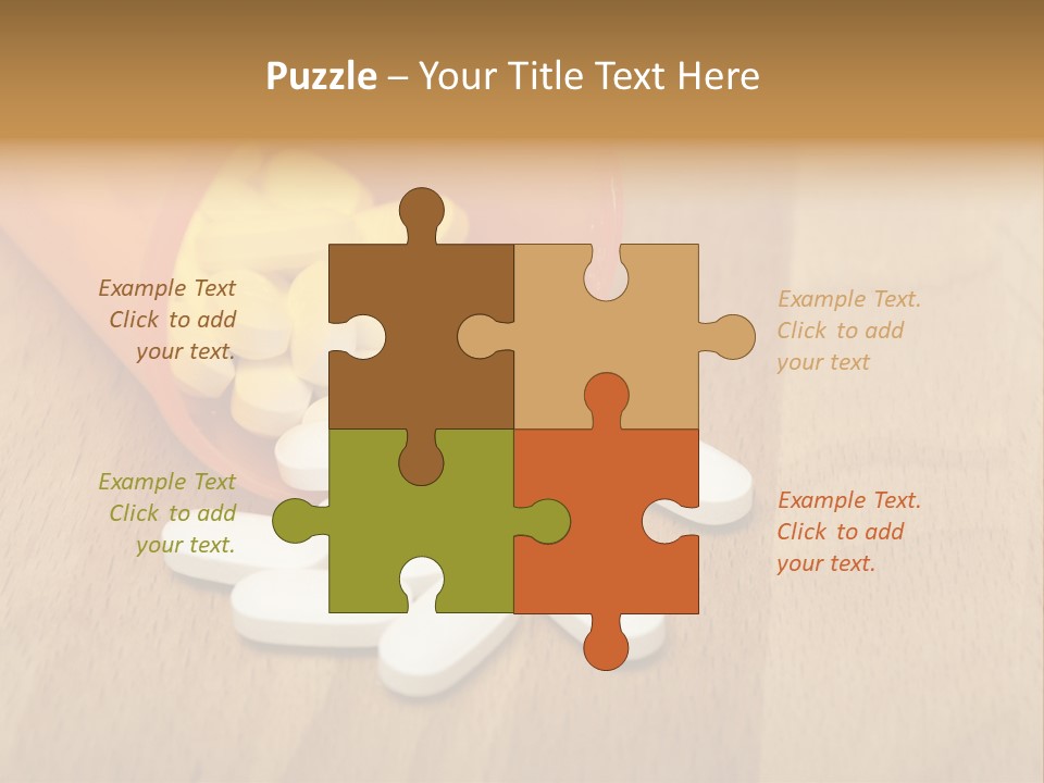 Pharmacy Health Orange PowerPoint Template