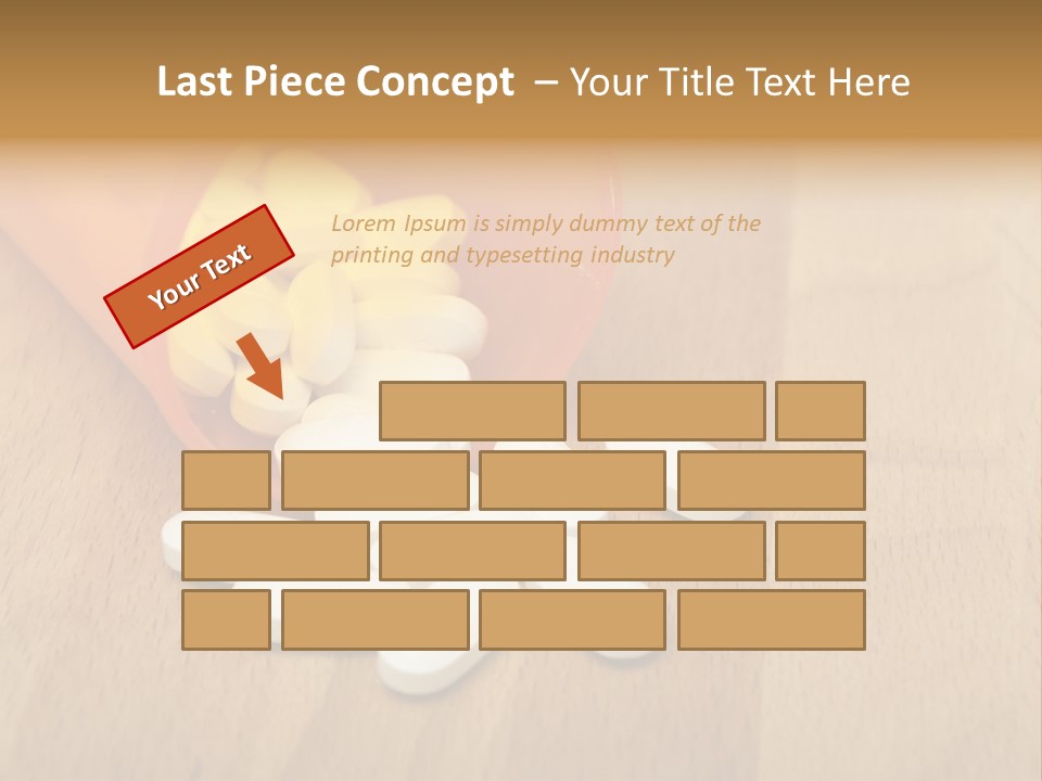 Pharmacy Health Orange PowerPoint Template