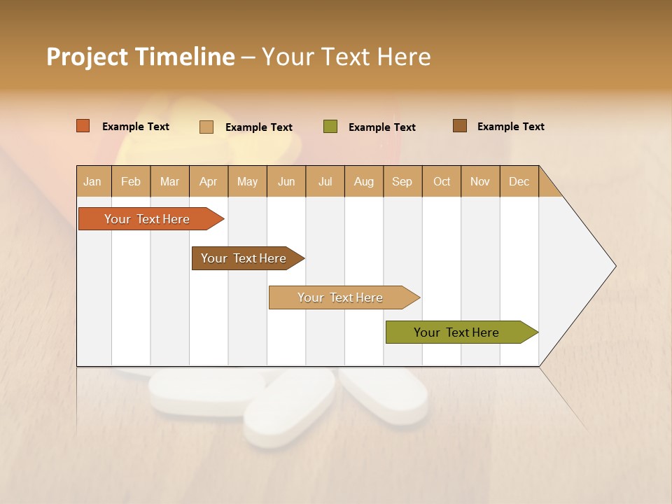 Pharmacy Health Orange PowerPoint Template