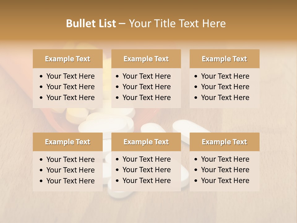 Pharmacy Health Orange PowerPoint Template