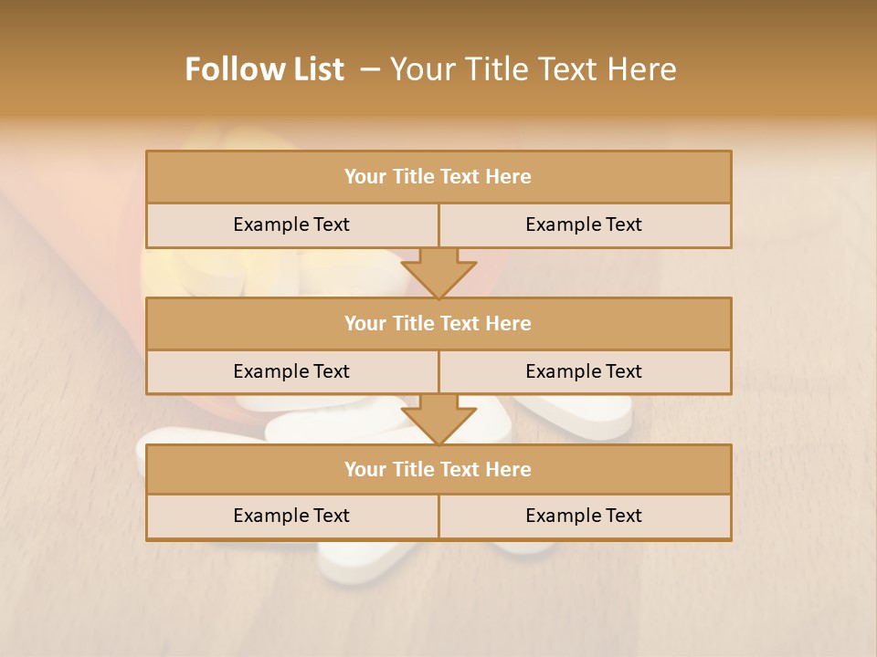 Pharmacy Health Orange PowerPoint Template
