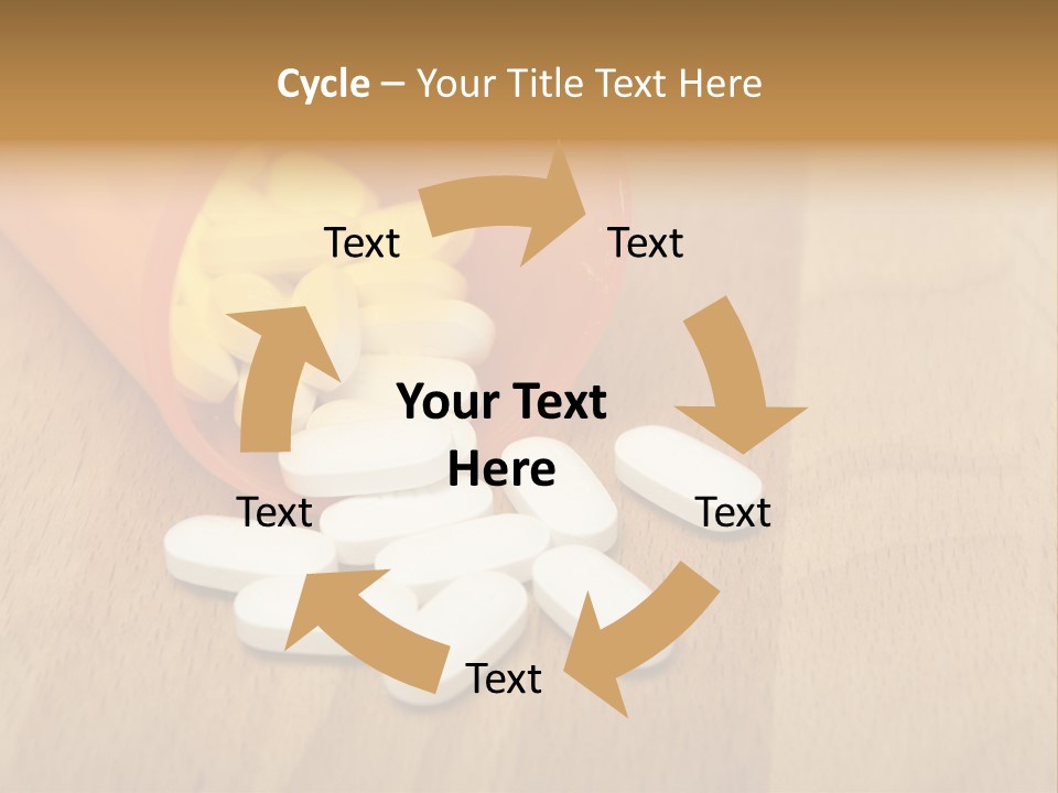Pharmacy Health Orange PowerPoint Template