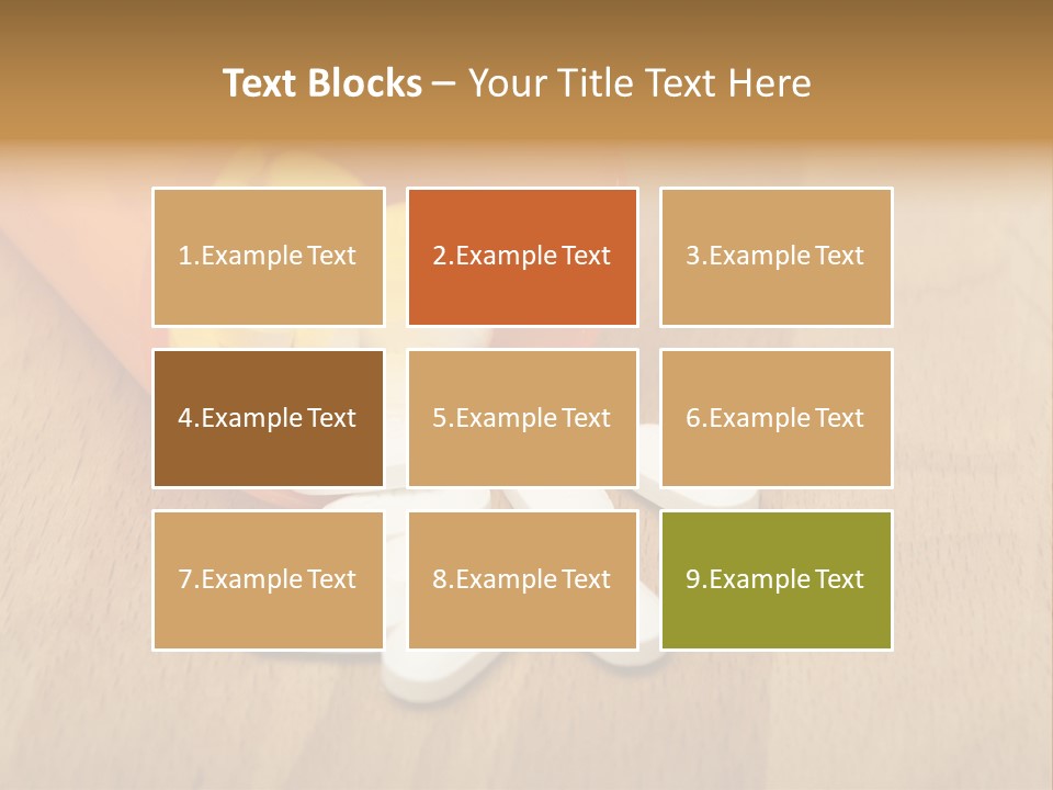 Pharmacy Health Orange PowerPoint Template
