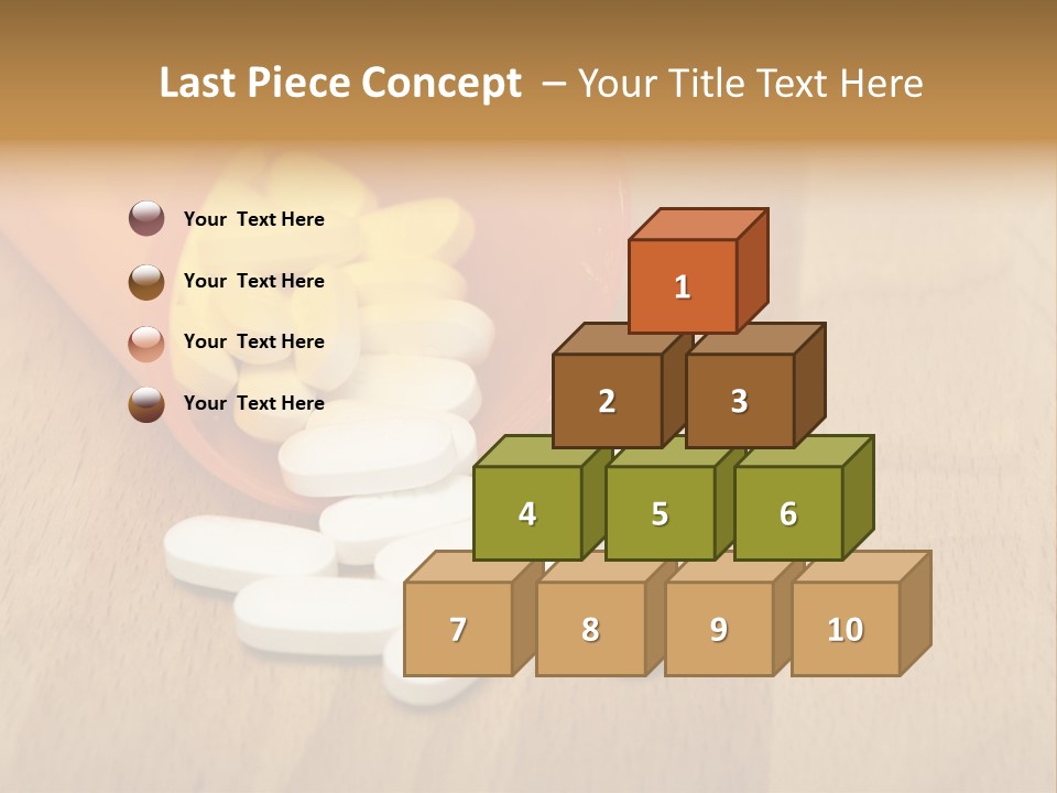 Pharmacy Health Orange PowerPoint Template
