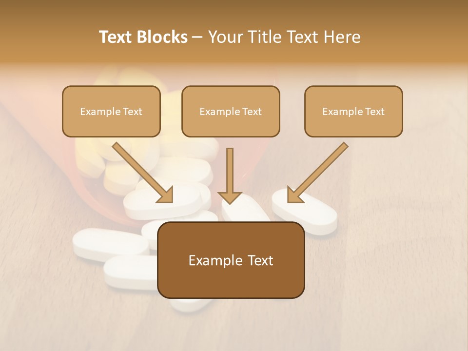 Pharmacy Health Orange PowerPoint Template
