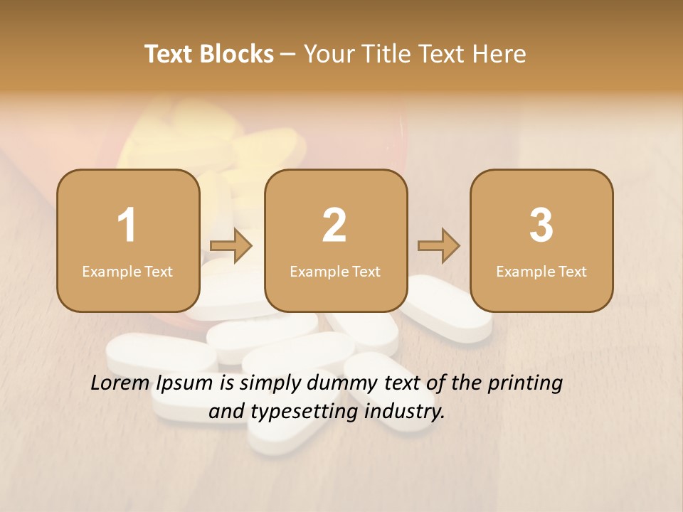 Pharmacy Health Orange PowerPoint Template