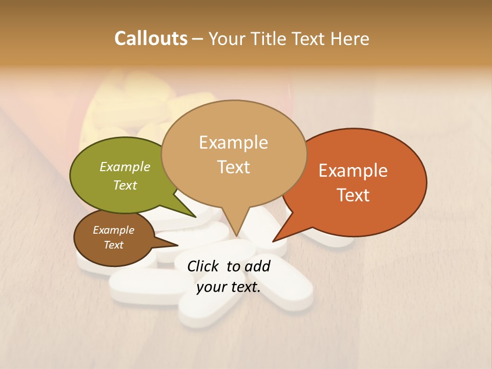 Pharmacy Health Orange PowerPoint Template